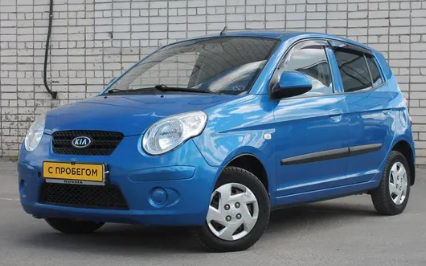 Дефлекторы окон (ветровики) Kia Picanto I 5d 2003-2010/Morning 5d 2007-2011"EuroStandard"  (Киа Пиканто) Кобра Тюнинг